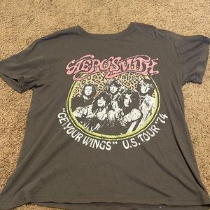 aerosmith womens graphic tee
